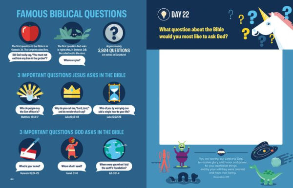 Bible Infographics for Kids Adventure Journal: 40 Faith-tastic Days to Journey with Jesus in Creative Ways