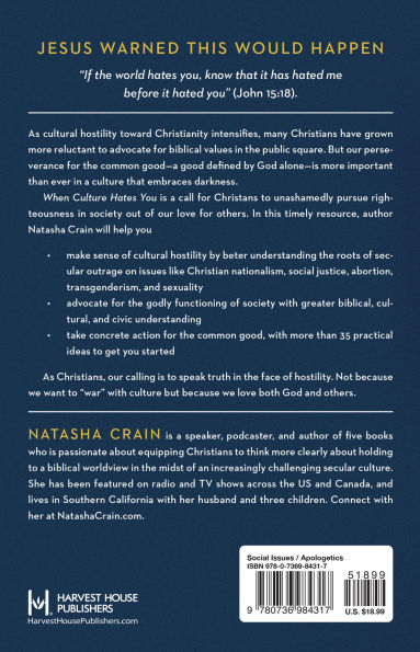 When Culture Hates You: Persevering for the Common Good as Christians in a Hostile Public Square