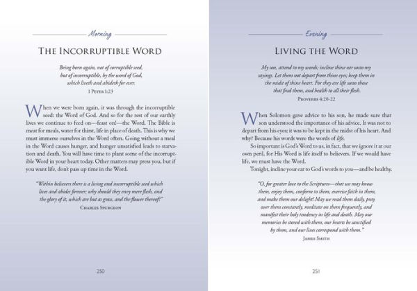 KJV Devotional the Morning and Evening