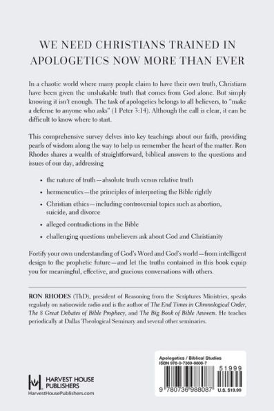 A Popular Survey of Apologetics for Today: Fast Facts Every Christian Should Know