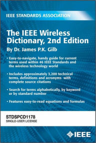 Title: The IEEE Wireless Dictionary, Second Edition / Edition 2, Author: James P. K. Gilb