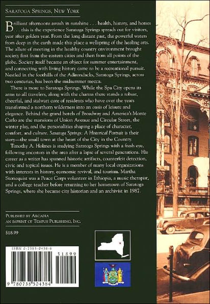 Saratoga Springs: A Historical Portrait