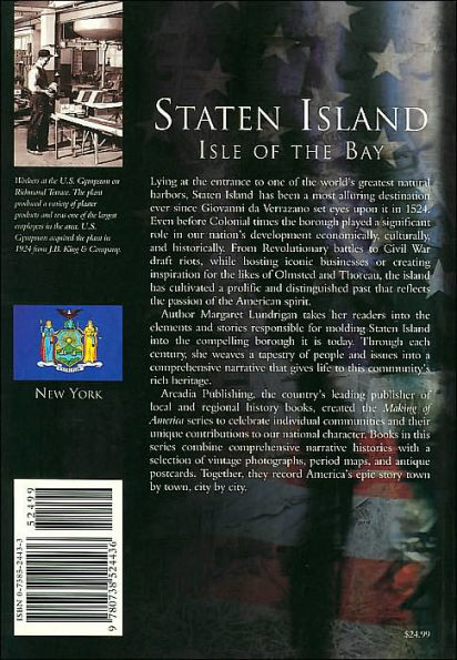 Staten Island: Isle of the Bay (Making of America Series)