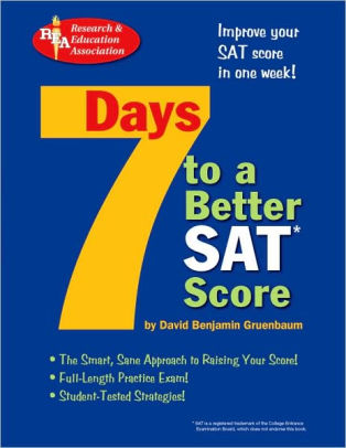 7 Days To A Better SAT Score Paperback
