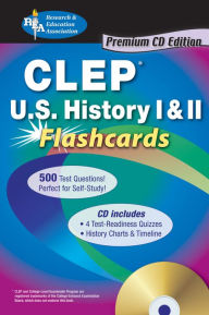 Title: CLEP U.S. History I & II Flashcards with TestWare (REA), Author: Mark Bach