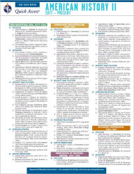 Title: American History 2 - REA's Quick Access Reference Chart, Author: Editors of REA