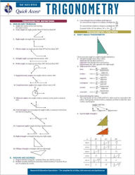 Title: Trigonometry - REA's Quick Access Reference Chart, Author: Editors of REA