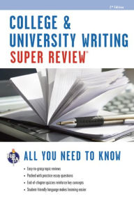 Title: College & University Writing Super Review, Author: Editors of Editors of REA