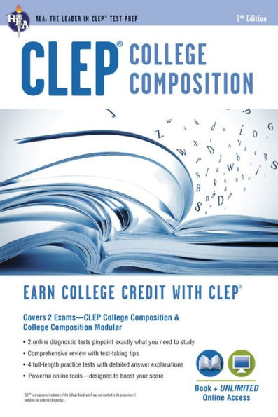 CLEP College Composition 2nd Ed., Book + Online
