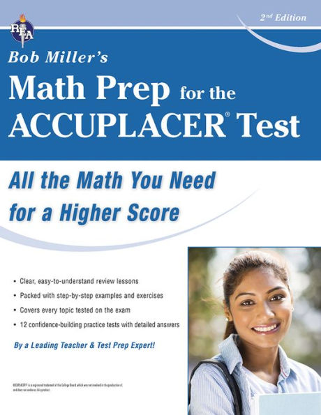 ACCUPLACER Test, Bob Miller's Math Prep for the