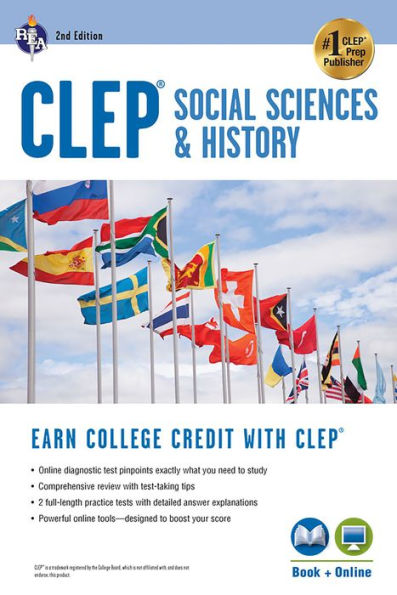 CLEP Social Sciences & History Book + Online, 2nd Ed.