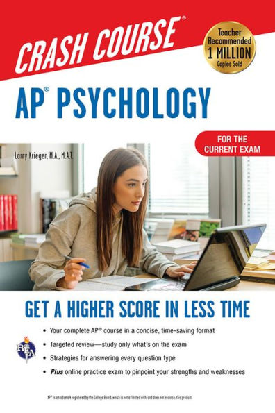 AP Psychology Crash Course, Book + Online: Get a Higher Score in Less Time