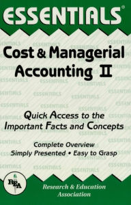 Title: Cost & Managerial Accounting II Essentials, Author: William D. Keller