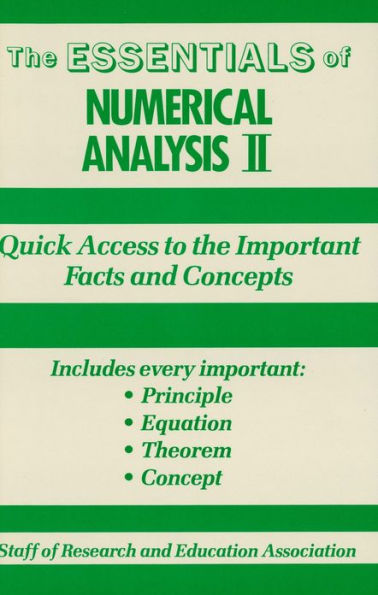 Numerical Analysis II Essentials