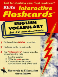 Title: English Vocabulary - Set #2 Interactive Flashcards Book, Author: Editors of REA