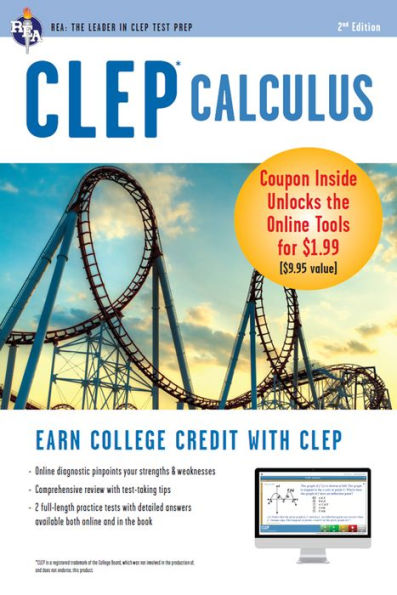 CLEP Calculus Book + Online