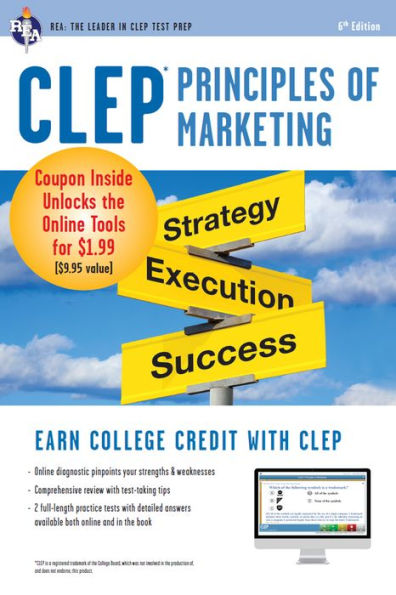 CLEP® Principles of Marketing Book + Online