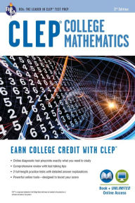 Title: CLEP® College Mathematics Book + Online, Author: Stu Schwartz
