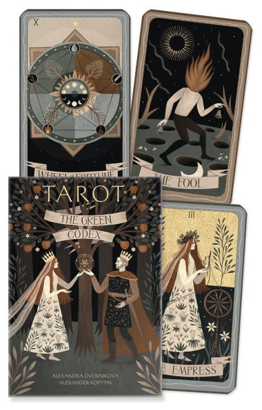 Green Codex Tarot Kit by Alexander Kopytin, Alexandra Dvornikova