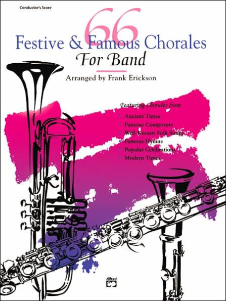 66 Festive & Famous Chorales for Band: Comb Bound Conductor Score