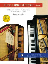 Title: Essential Keyboard Repertoire, Vol 1: 100 Early Intermediate Selections in Their Original Form - Baroque to Modern, Book & CD, Author: Lynn Freeman Olson