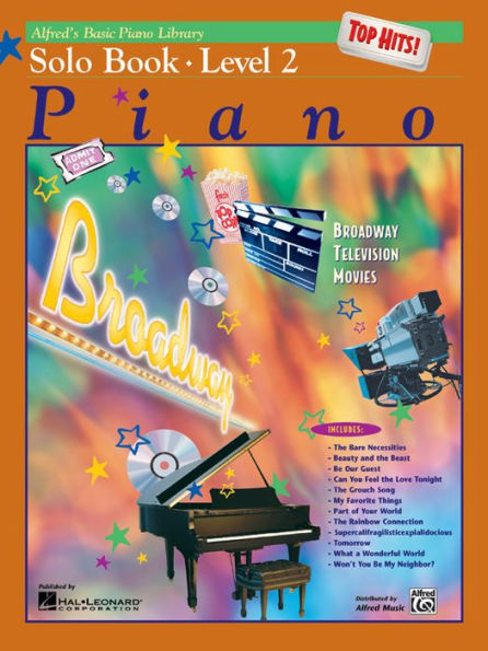 Alfred's Basic Piano Library Top Hits! Solo Book, Bk 2