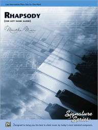 Title: Rhapsody (for left hand alone): Sheet, Author: Martha Mier