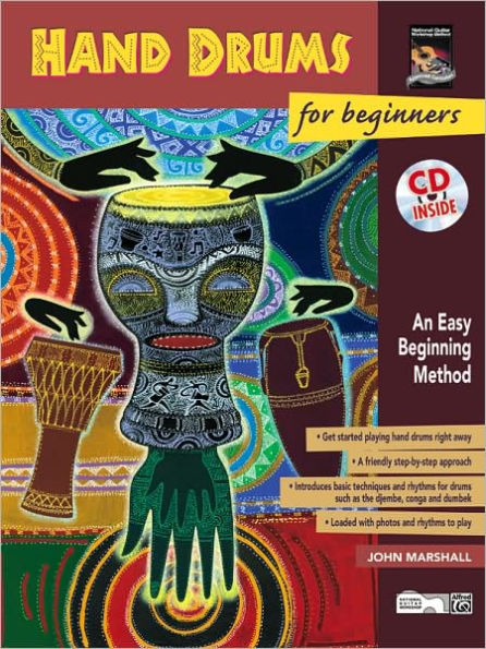 Hand Drums for Beginners: An Easy Beginning Method, Book & CD