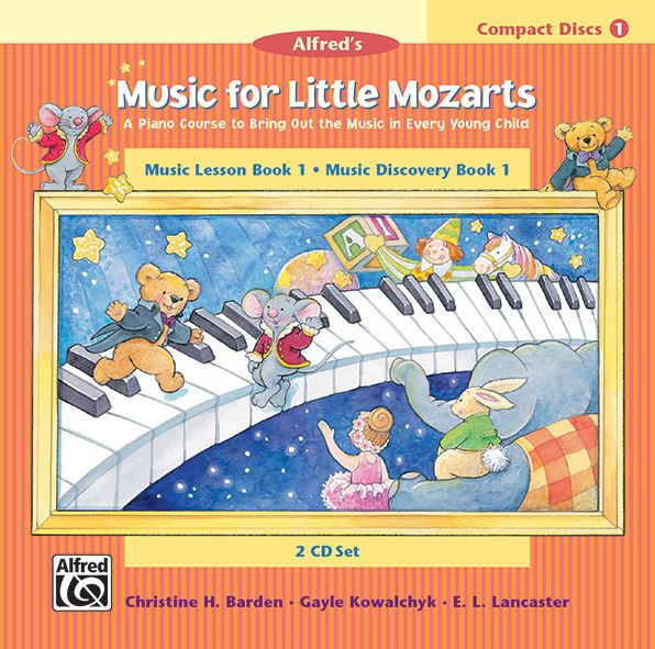 Music for Little Mozarts 2-CD Sets for Lesson and Discovery Books: Level 1, 2 CDs