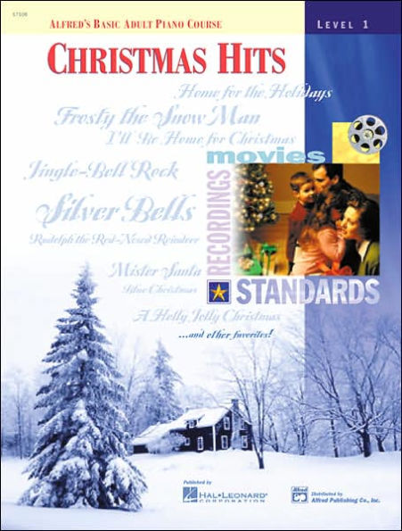 Alfred's Basic Adult Piano Course Christmas Hits, Bk 1