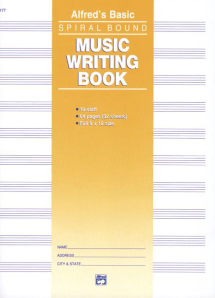 10 Stave Music Writing Book