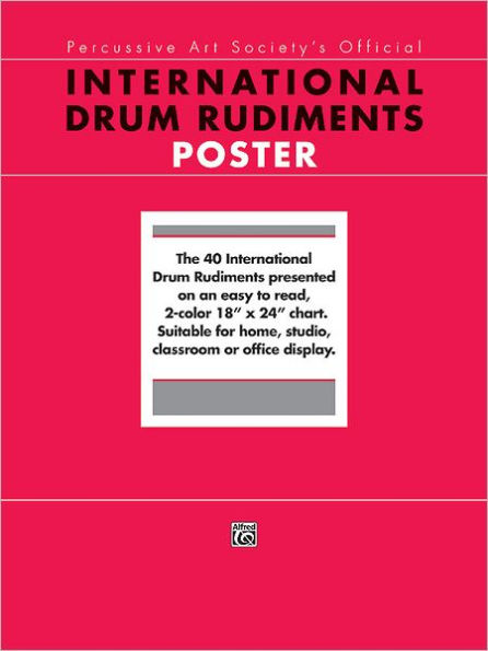 International Drum Rudiments: Poster