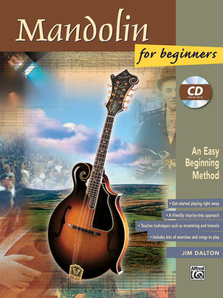 Mandolin for Beginners: An Easy Beginning Method, Book & Online Audio