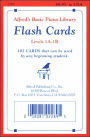 Alfred's Basic Piano Course Flash Cards: Levels 1A & 1B, Flash Cards