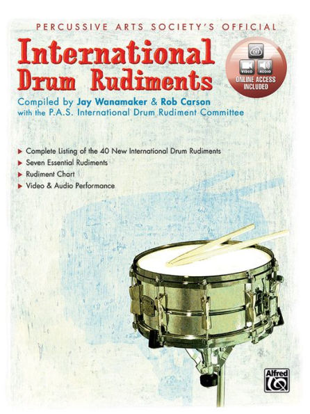 International Drum Rudiments: Book & Online Video/Audio