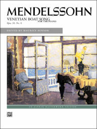 Title: Venetian Boat Song, Op. 30, No. 6: Sheet, Author: Felix Mendelssohn