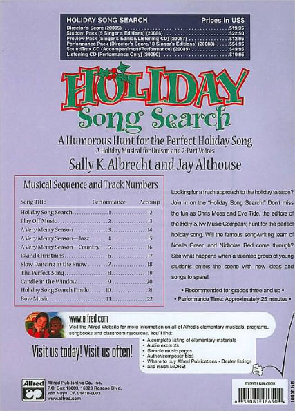 Holiday Song Search: Student 5-Pack, 5 Books