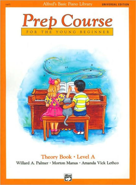 Alfred's Basic Piano Prep Course Theory Book, Bk A: For the Young Beginner