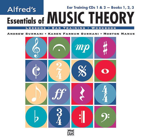 Alfred's Essentials of Music Theory, Bk 1-3: Ear Training, 2 CDs