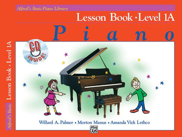 Alfred's Basic Piano Library Lesson Book, Bk 1A: Book & CD