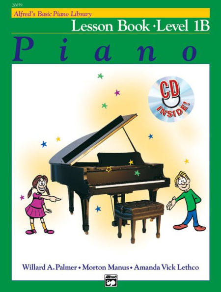 Alfred's Basic Piano Library Lesson Book, Bk 1B: Book & CD