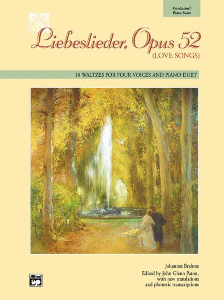 Liebeslieder, Opus 52 (Love Songs): Conductor/Piano, Sheet