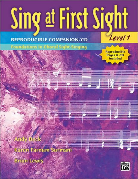 Sing at First Sight Reproducible Companion, Bk 1: Foundations in Choral Sight-Singing, Book & CD