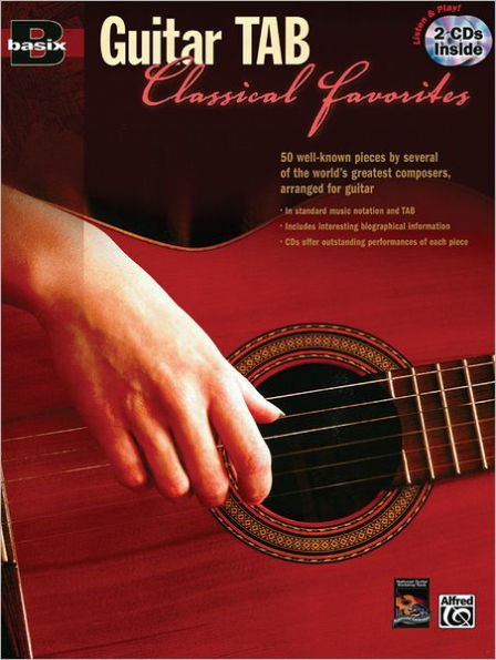 Basix Guitar TAB Classical Favorites: Book & 2 CDs