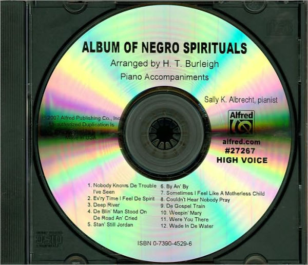 Album of Negro Spirituals: High Voice