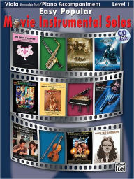 Title: Easy Popular Movie Instrumental Solos for Strings: Viola, Book & CD, Author: Bill Galliford