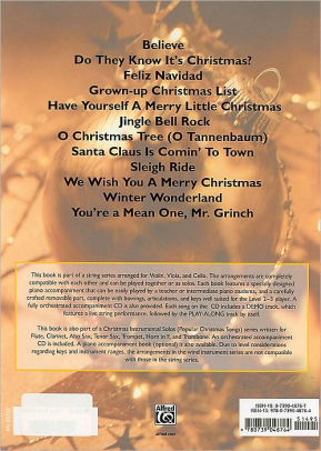 christmas instrumental solos popular christmas songs for strings cello with piano acc - Classic Christmas Songs List christmas instrumental solos popular christmas songs for strings cello with piano acc - Classic Christmas Songs List