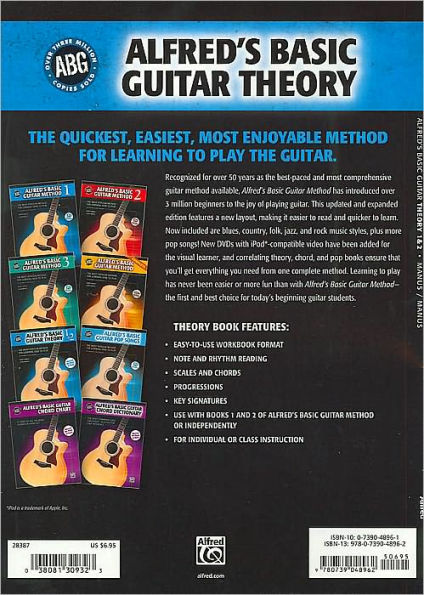 Alfred's Basic Guitar Theory, Bk 1 & 2: The Most Popular Method for Learning How to Play / Edition 3