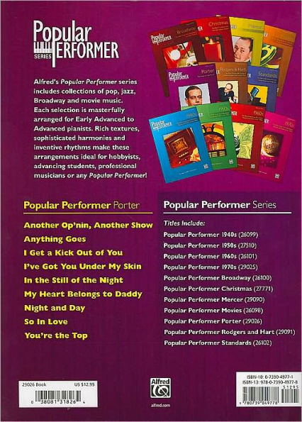 Popular Performer -- Porter: The Songs of Cole Porter