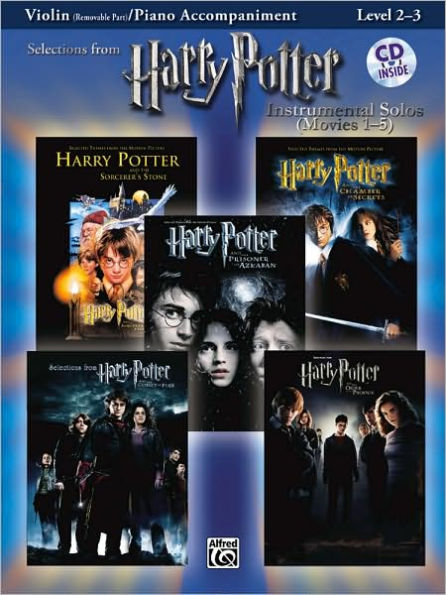 Harry Potter Instrumental Solos for Strings (Movies 1-5): Violin, Book & Online Audio/Software